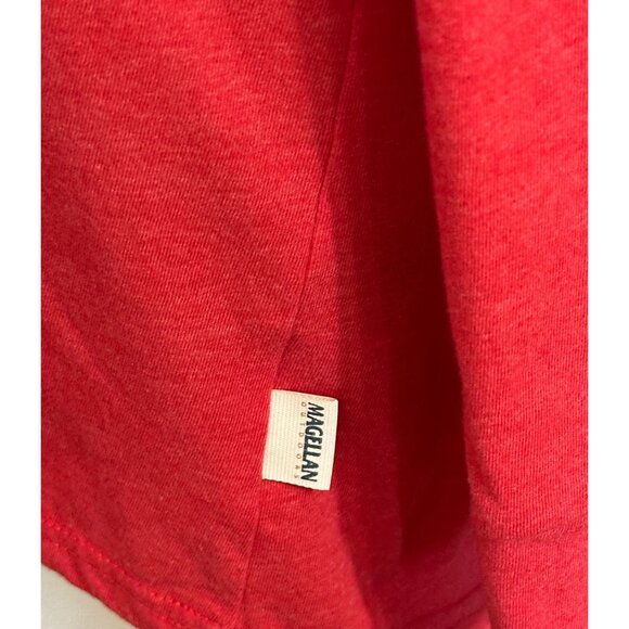 Magellan Outdoors Fish Gear Red Long-Sleeved Shirt Boyfriend Fit Women's Size XL - Picture 15 of 16